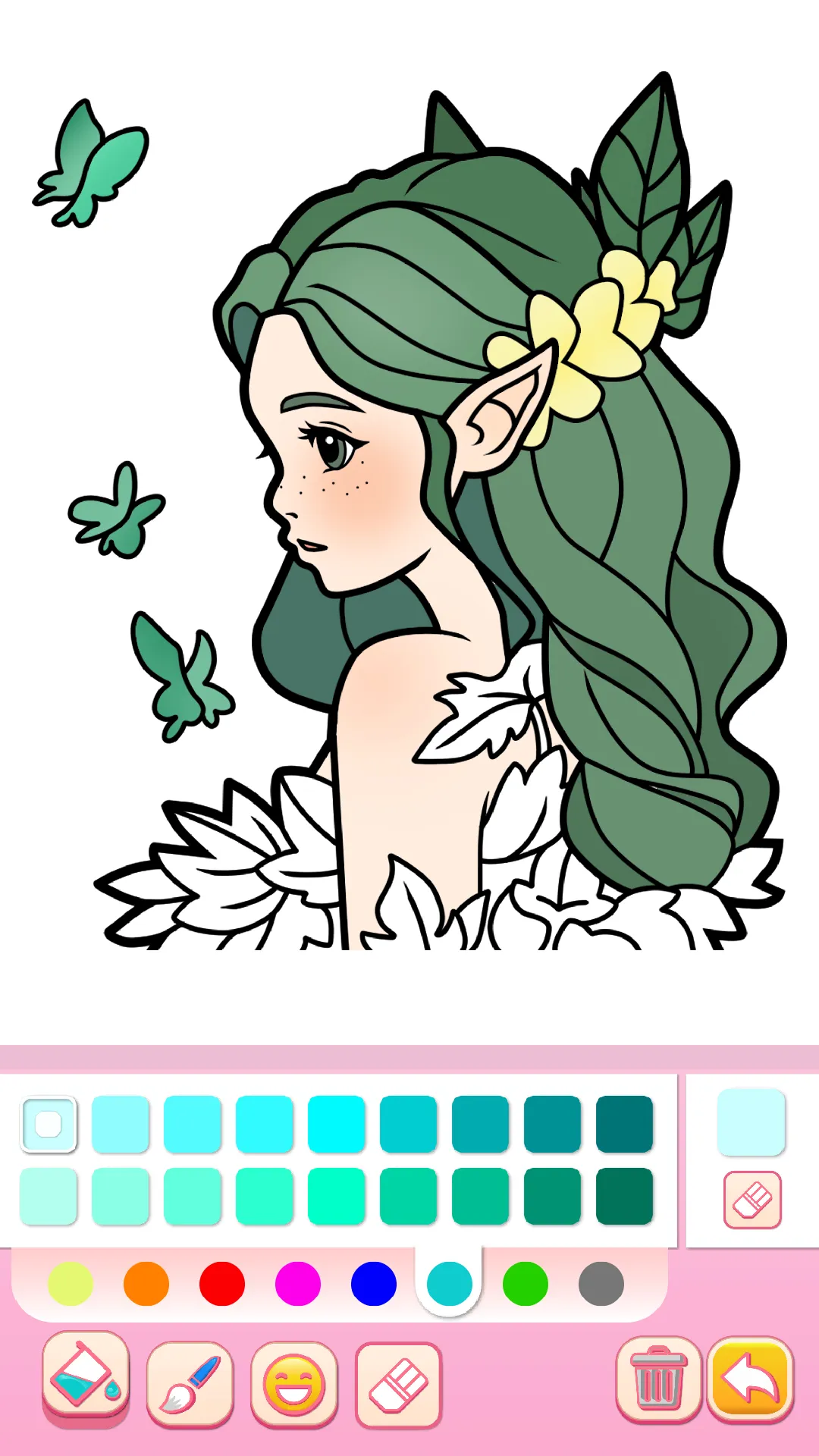 Princess Coloring: Anime Color | Indus Appstore | Screenshot