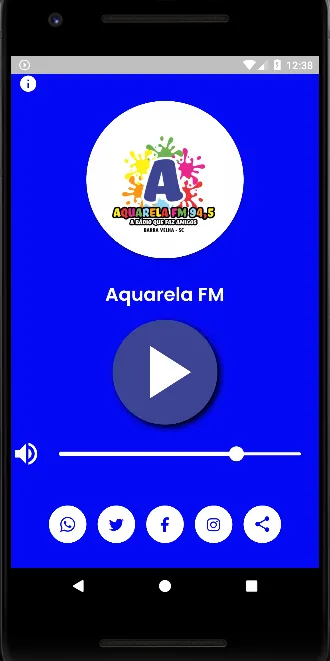 Aquarela FM | Indus Appstore | Screenshot