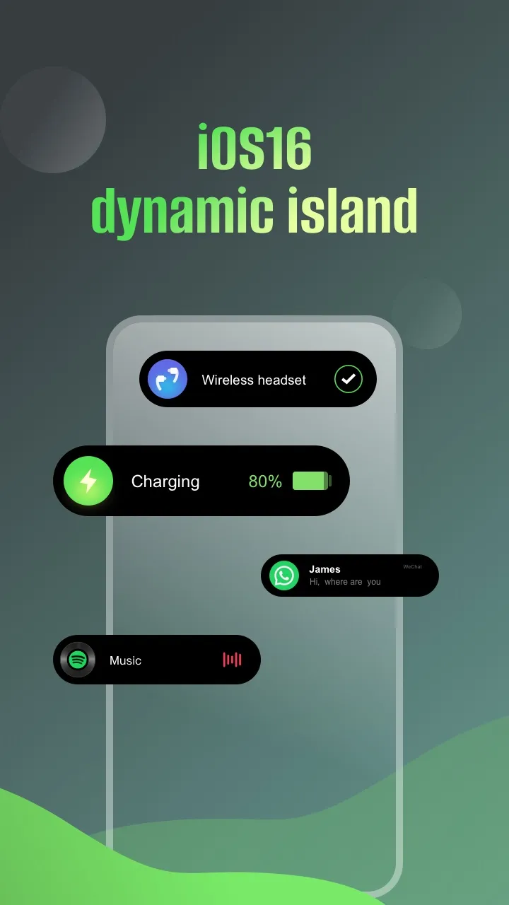 Dynamic Island: iOsland, iOS16 | Indus Appstore | Screenshot