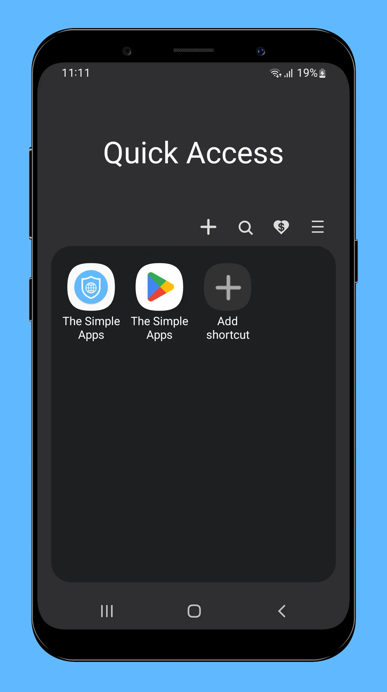 Quick Access - Shortcut Maker | Indus Appstore | Screenshot