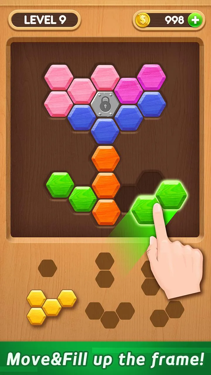 Wood Block Puzzle - Hexa | Indus Appstore | Screenshot