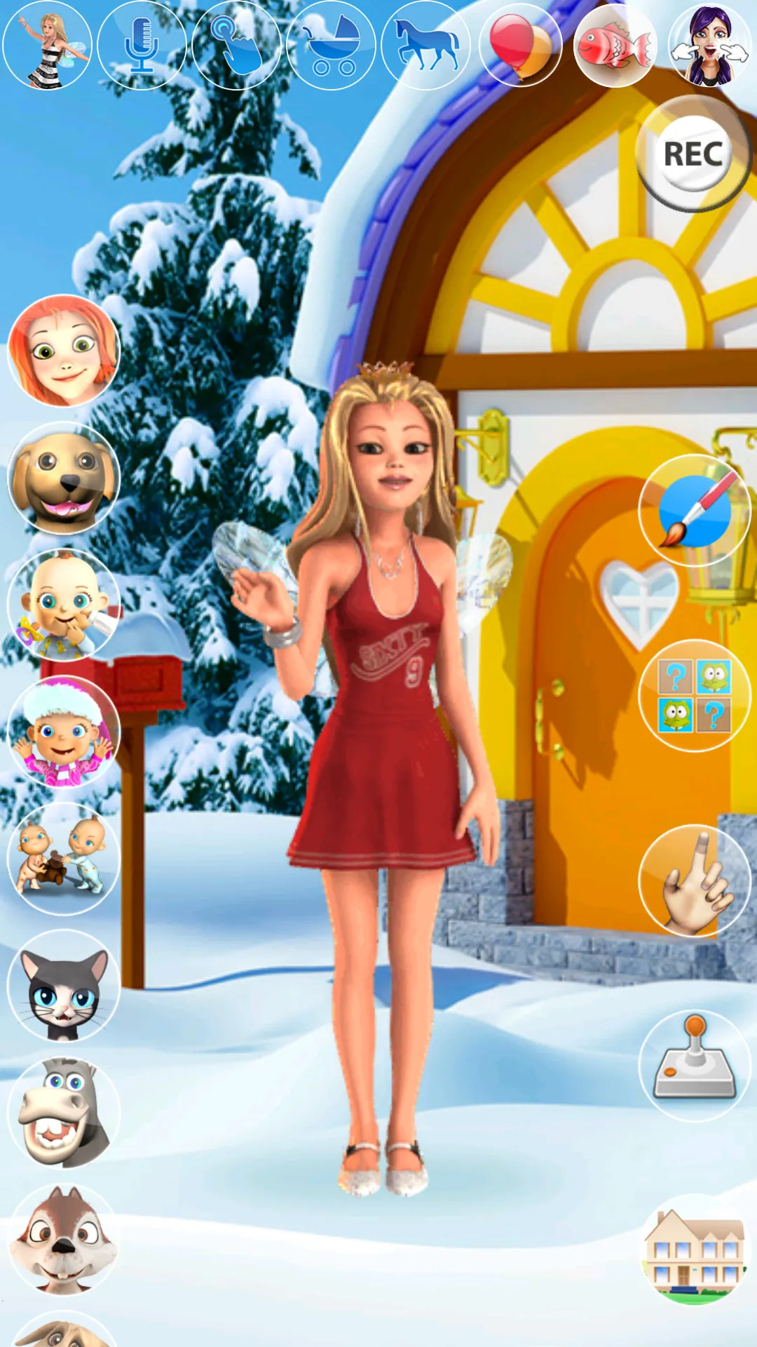 My Little Talking Ice Princess | Indus Appstore | Screenshot