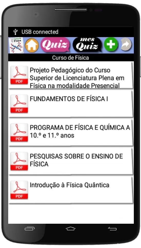 Curso de Física (português) | Indus Appstore | Screenshot