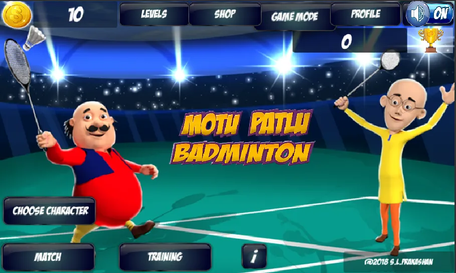 Motu Patlu Badminton | Indus Appstore | Screenshot