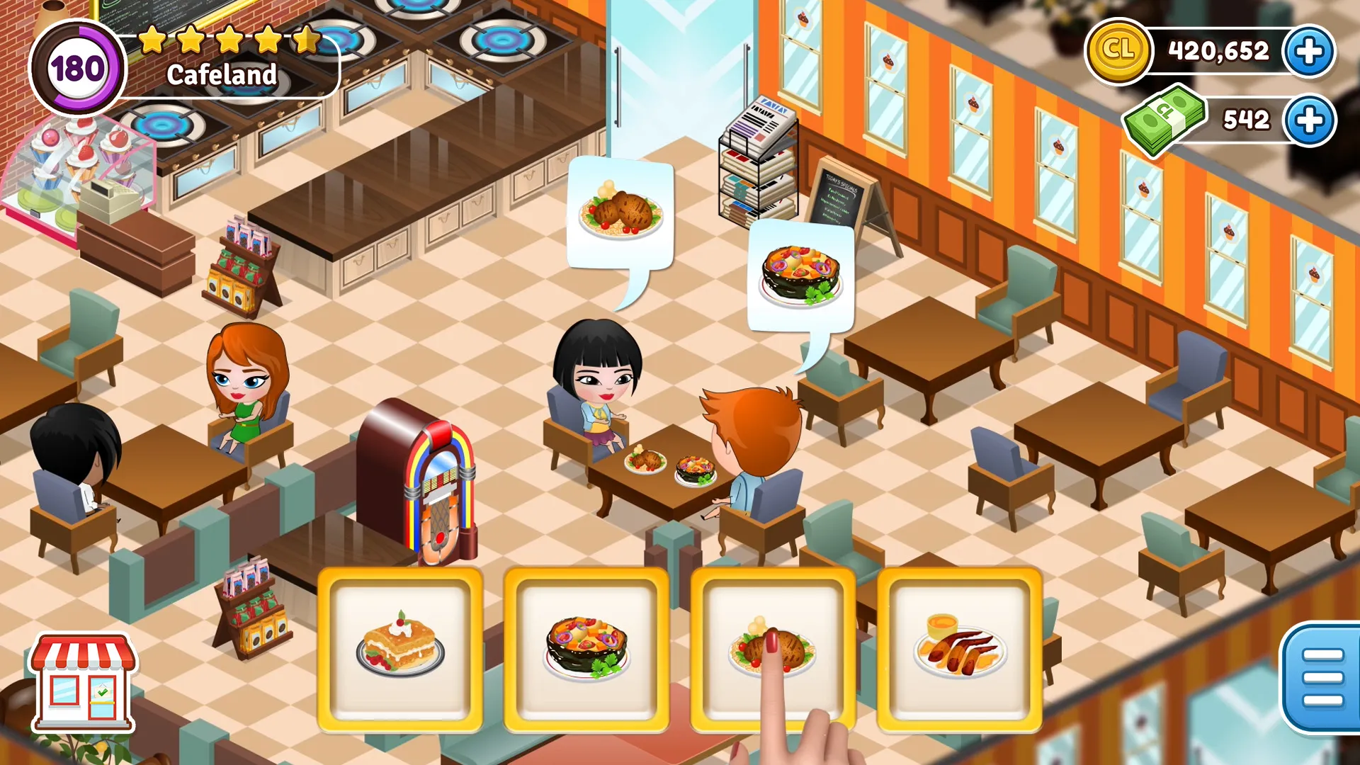 Cafeland - Restaurant Cooking | Indus Appstore | Screenshot