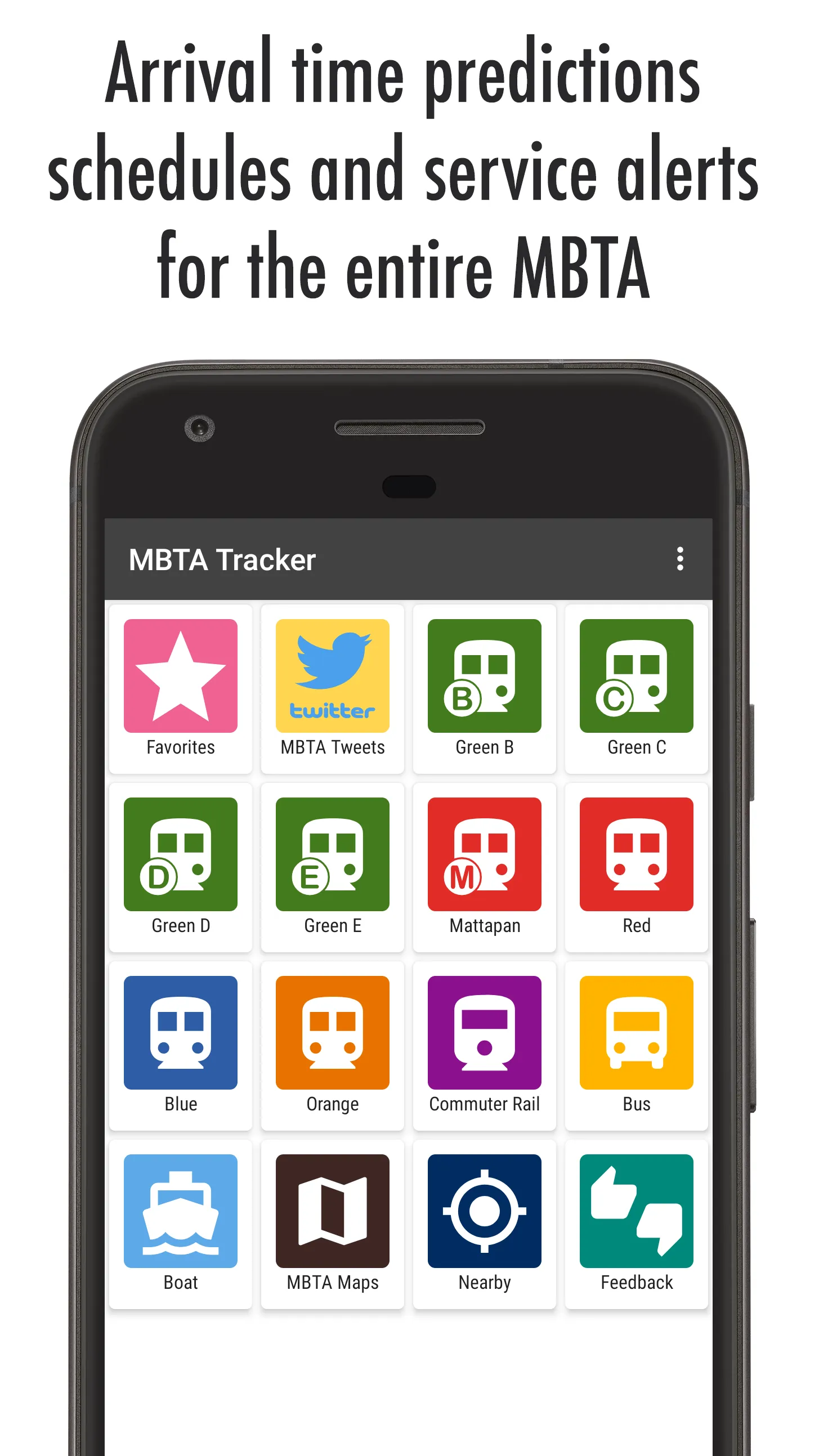 MBTA Tracker | Indus Appstore | Screenshot