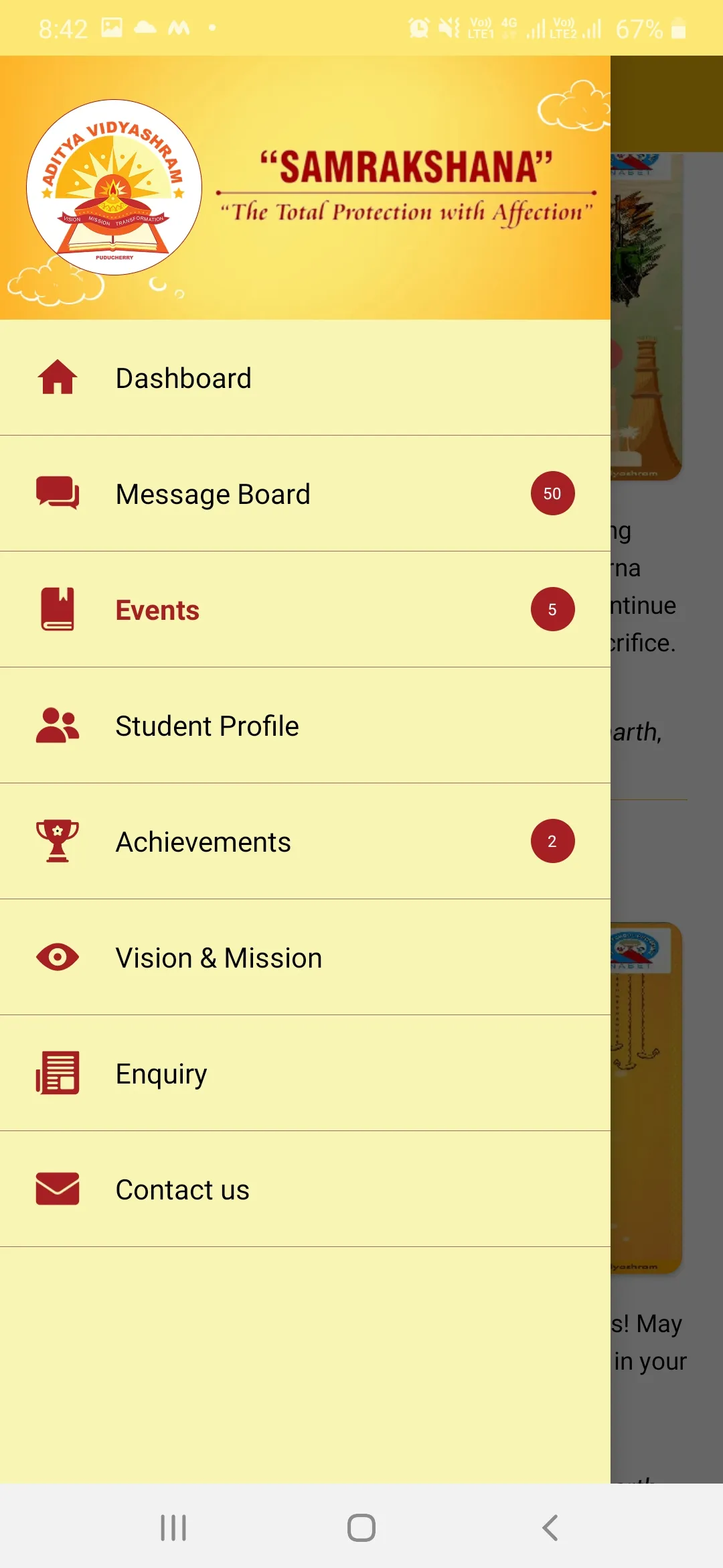 Aditya Vidyashram | Indus Appstore | Screenshot