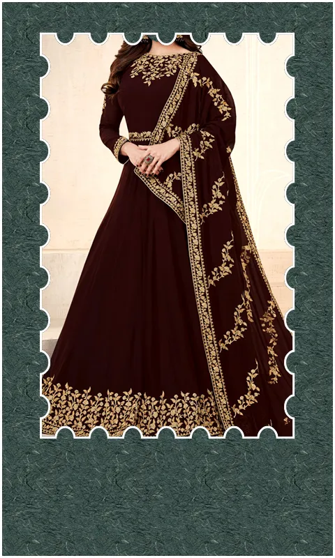 Women Anarkali Dress Frames | Indus Appstore | Screenshot