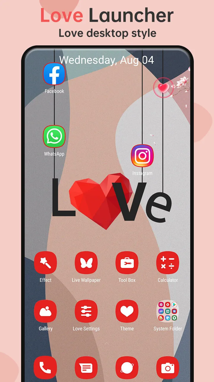 Love Launcher: lovely launcher | Indus Appstore | Screenshot