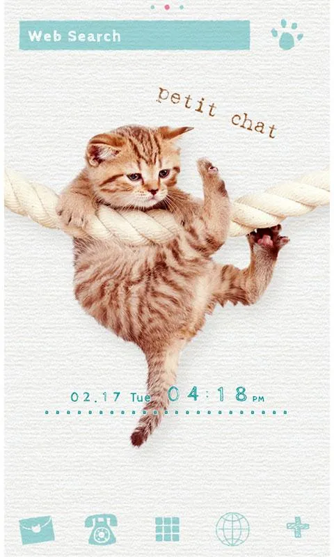 Cat Wallpaper Hanging About | Indus Appstore | Screenshot