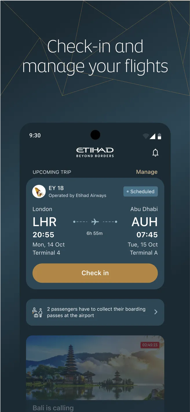 Etihad Airways | Indus Appstore | Screenshot