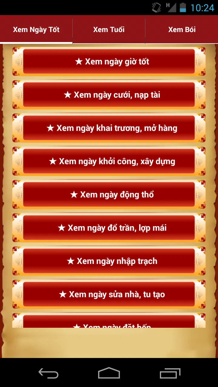 Xem Ngay Tot Xau - Xem Boi | Indus Appstore | Screenshot