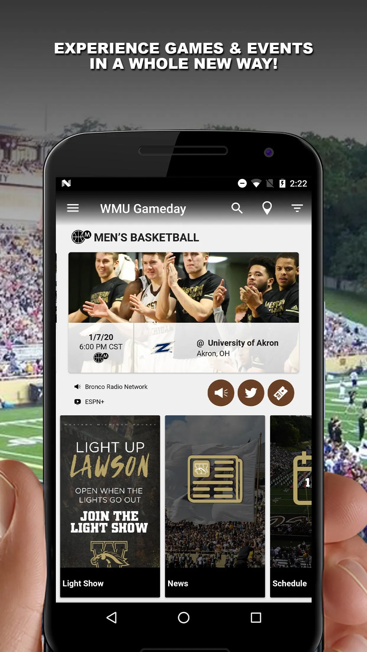 WMU Gameday | Indus Appstore | Screenshot