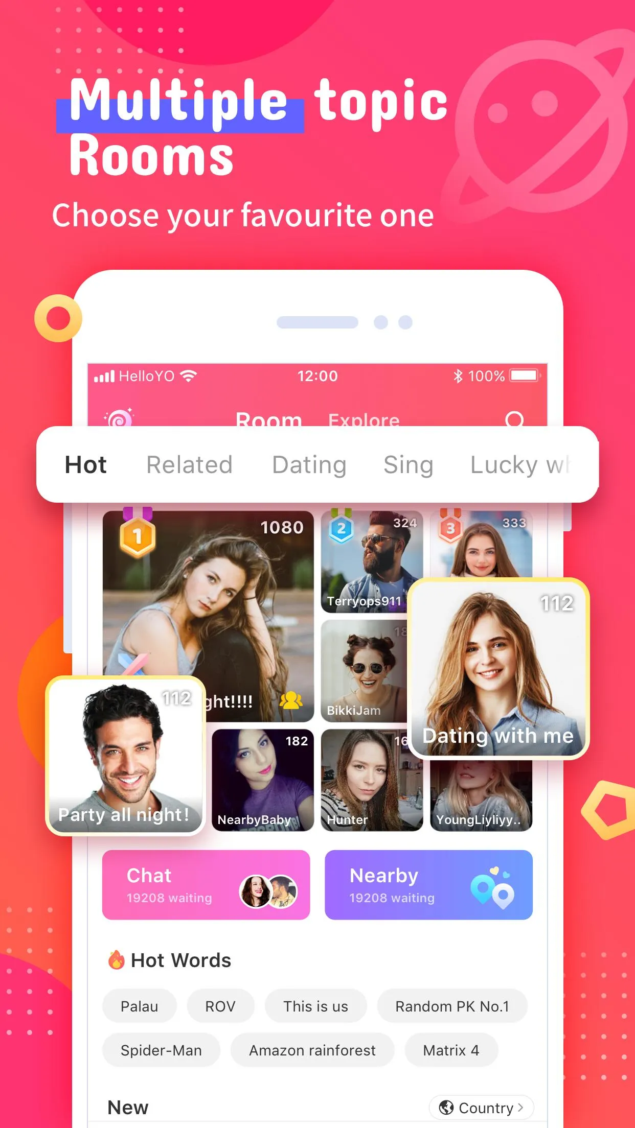 Miss Yo-Group Voice Chat Rooms | Indus Appstore | Screenshot