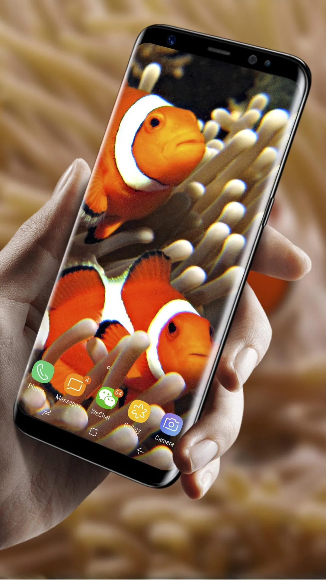 3D Clownfish Live Wallpaper | Indus Appstore | Screenshot