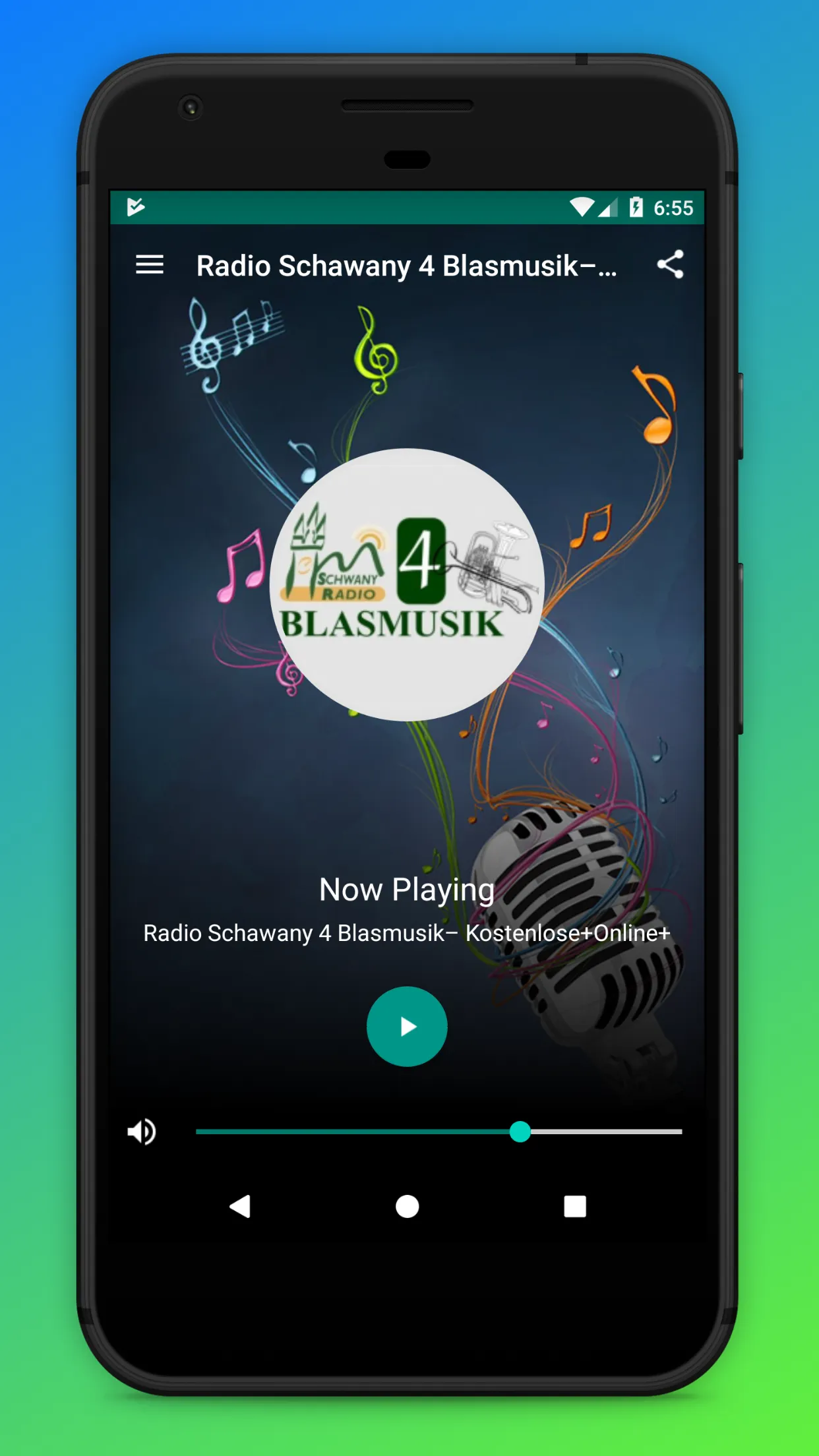 Schwany 4 Blasmusik Radio DE | Indus Appstore | Screenshot