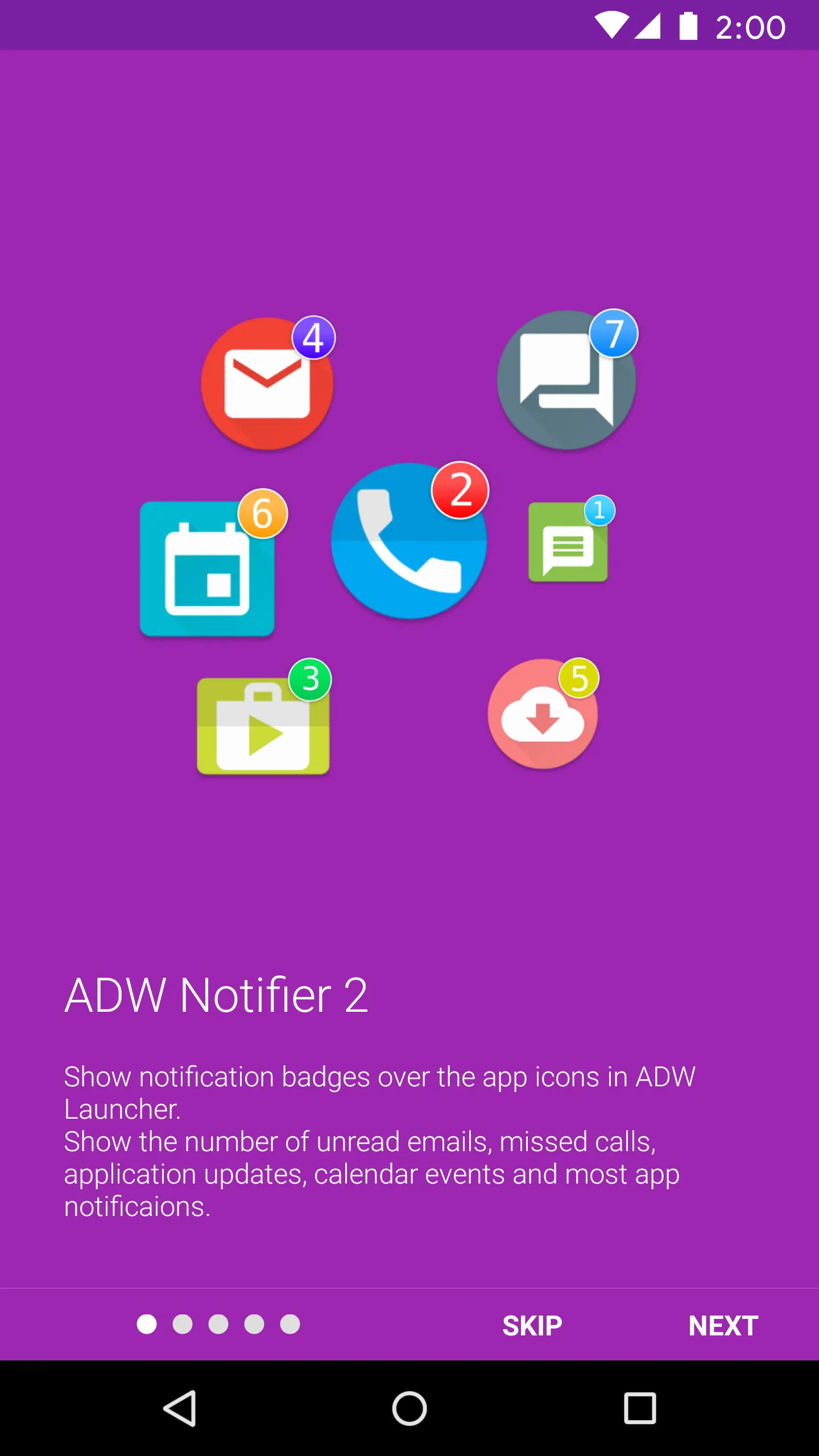 ADW Notifier 2 | Indus Appstore | Screenshot