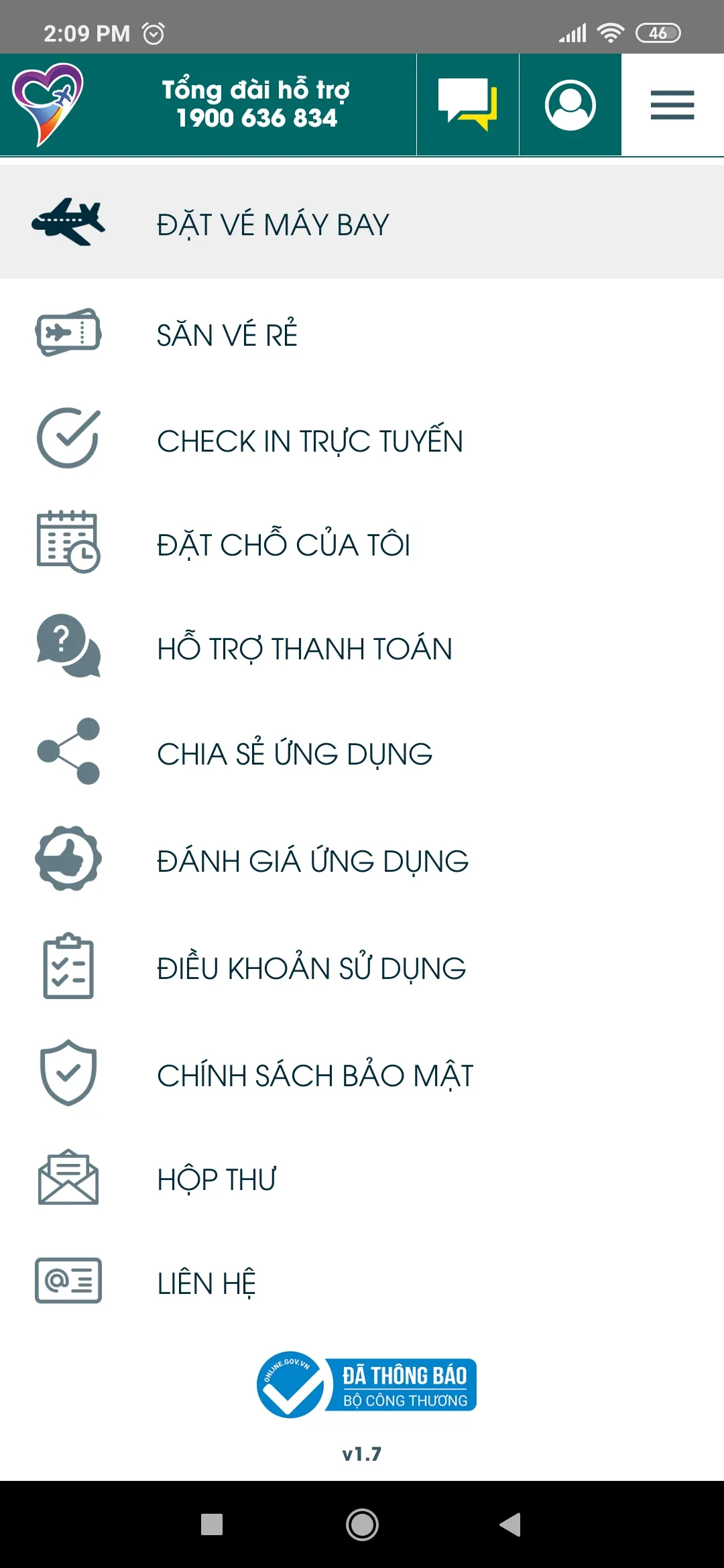 Ứng Dụng Đặt Vé Máy Bay Giá Rẻ | Indus Appstore | Screenshot