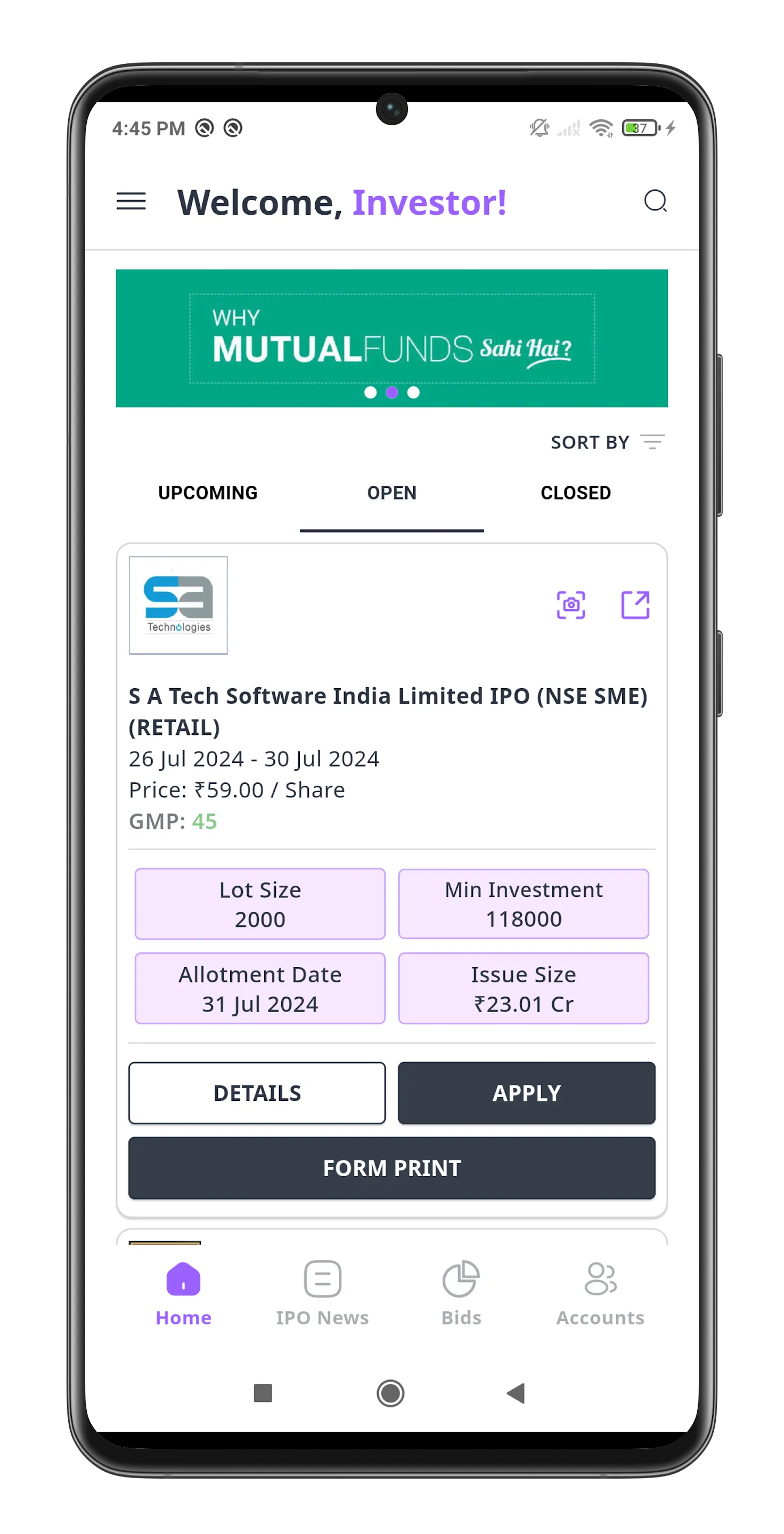 Fincase: IPO Info News & Guide | Indus Appstore | Screenshot