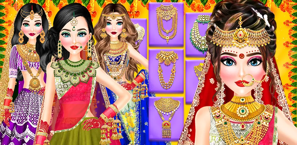 Desi Indian Bridal Dresup Game | Indus Appstore | Screenshot