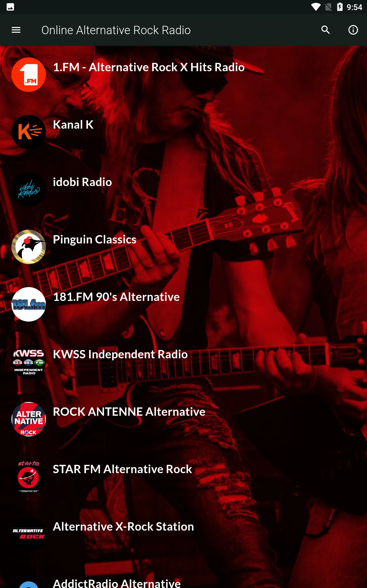 Online Alternative Rock Radio | Indus Appstore | Screenshot