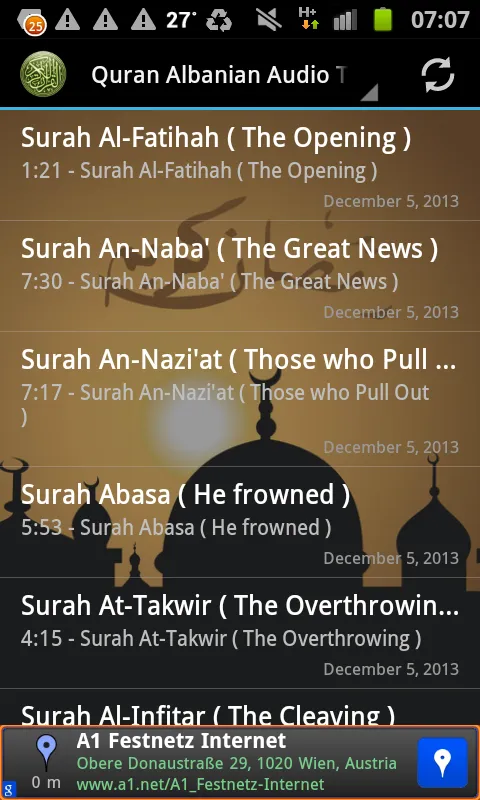 Quran Shqip Translation MP3 | Indus Appstore | Screenshot