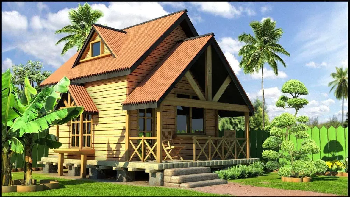 Cool Wooden House Design HD | Indus Appstore | Screenshot