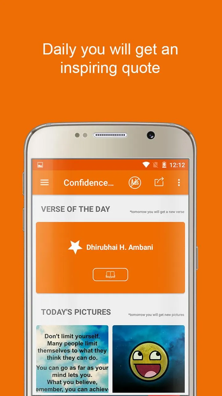 Motivational Quotes for Confid | Indus Appstore | Screenshot