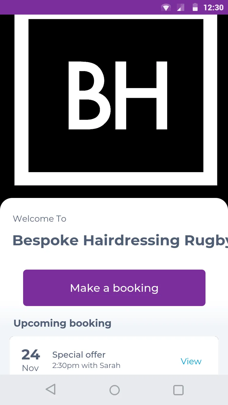 Bespoke Hairdressing Rugby | Indus Appstore | Screenshot