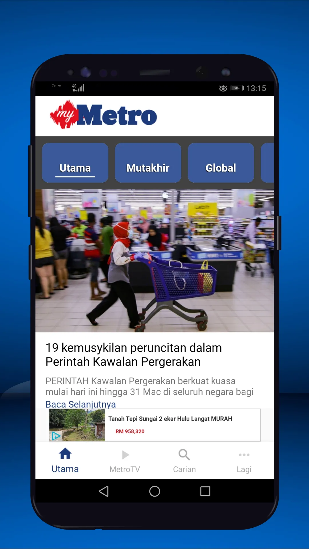 Harian Metro Mobile | Indus Appstore | Screenshot