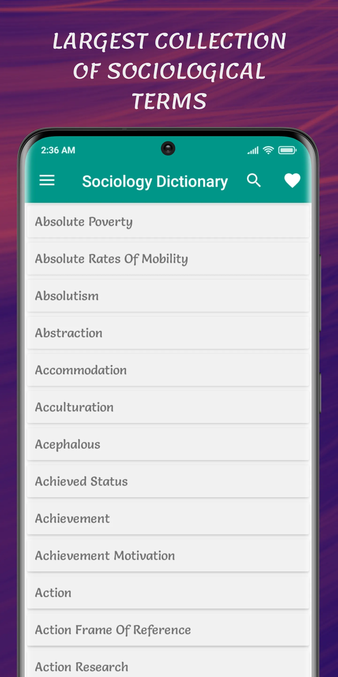 Sociology Dictionary | Indus Appstore | Screenshot