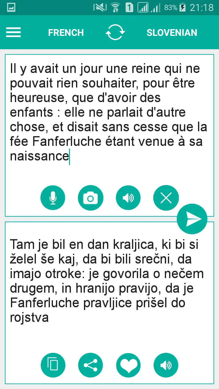 Slovenian French Translator | Indus Appstore | Screenshot