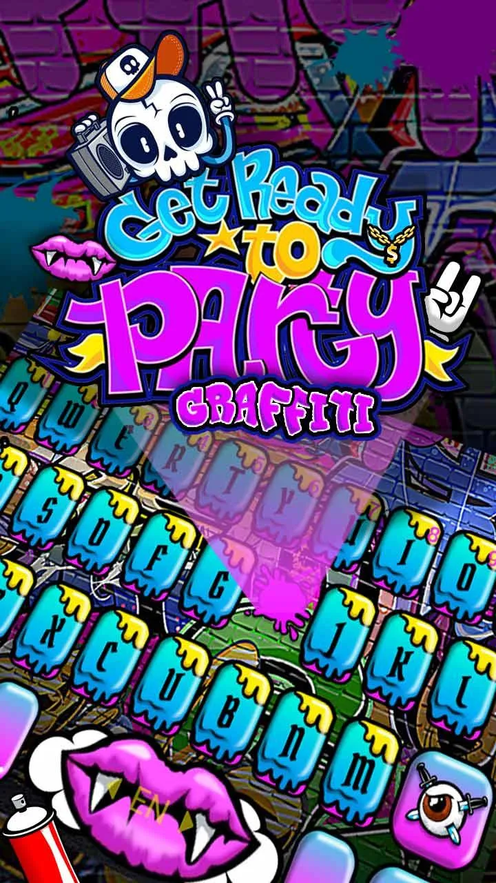 Party Graffiti Theme | Indus Appstore | Screenshot