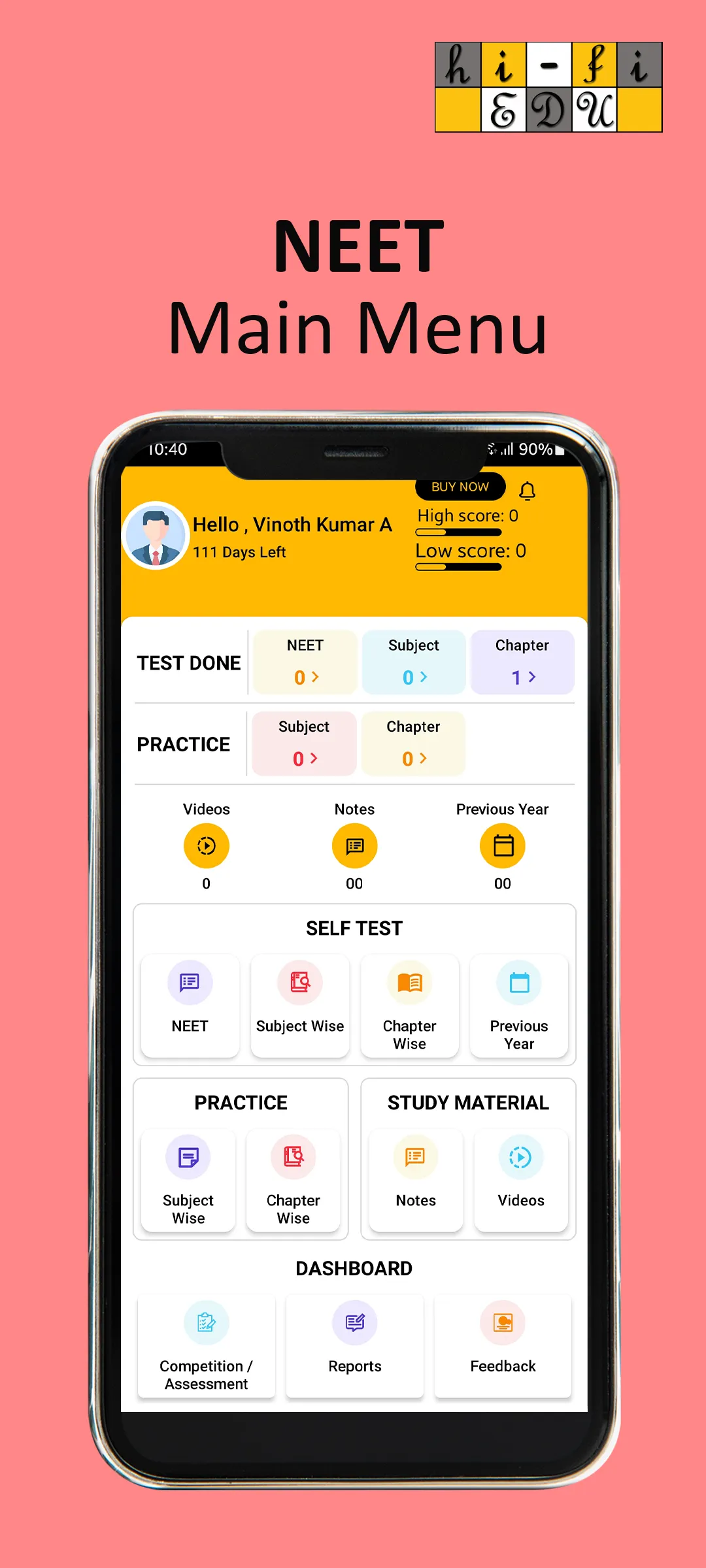 HiFi NEET Exam Prep App | Indus Appstore | Screenshot