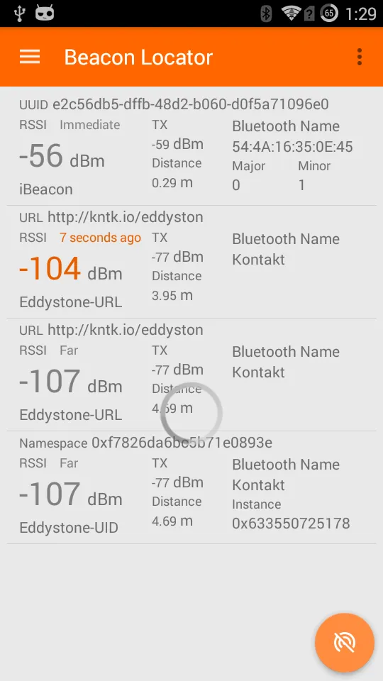 Beacon Locator | Indus Appstore | Screenshot