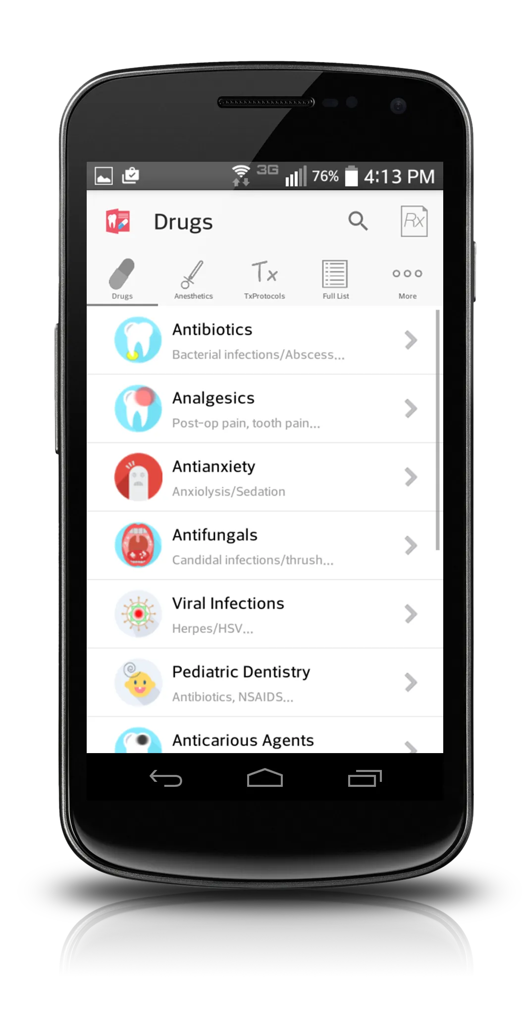 Dental Drugs & Anesthesia | Indus Appstore | Screenshot