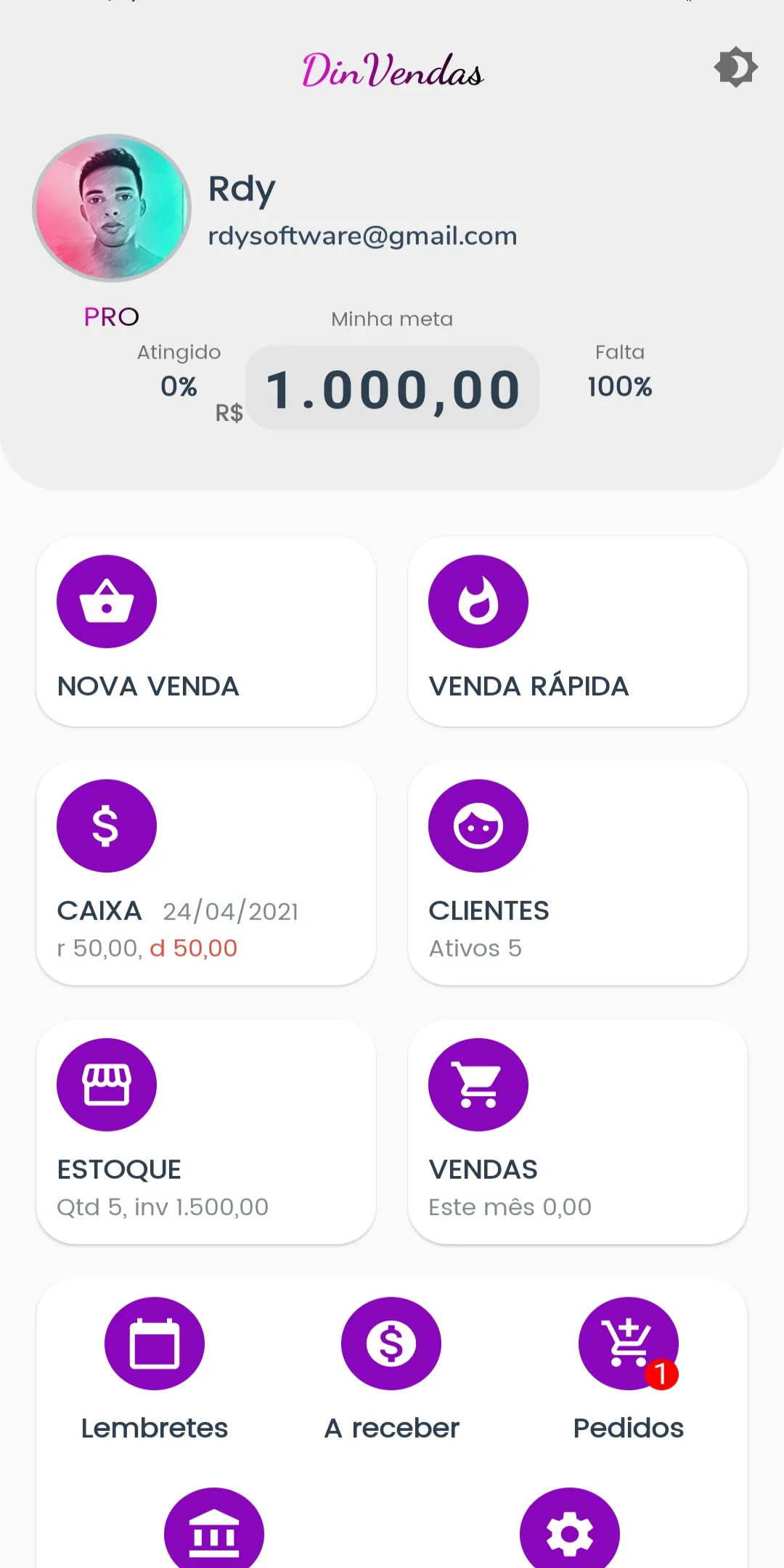 DinVendas - Controle de Vendas | Indus Appstore | Screenshot