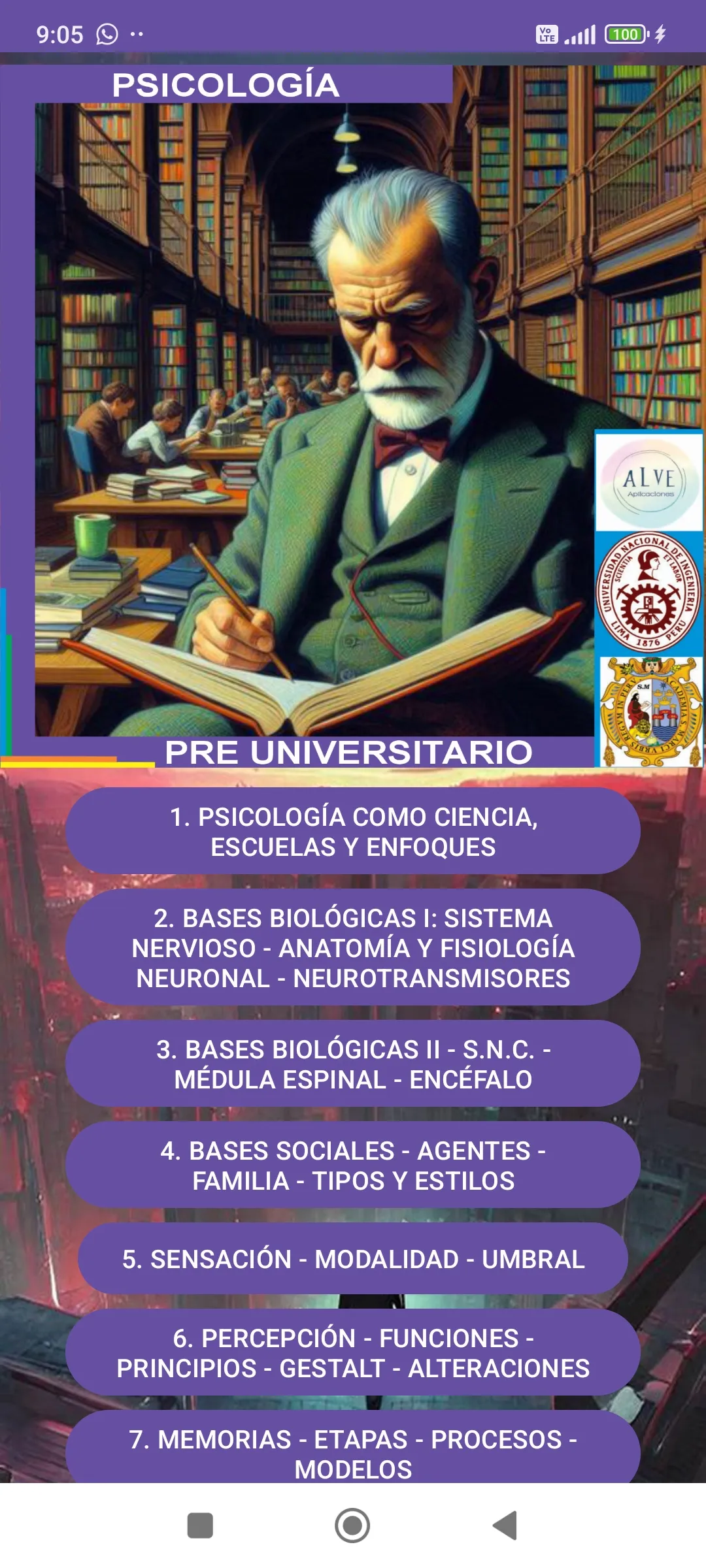 Psicología Preuniversitario | Indus Appstore | Screenshot