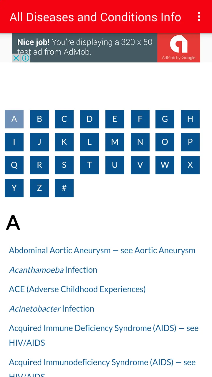 All Diseases & Conditions Info | Indus Appstore | Screenshot