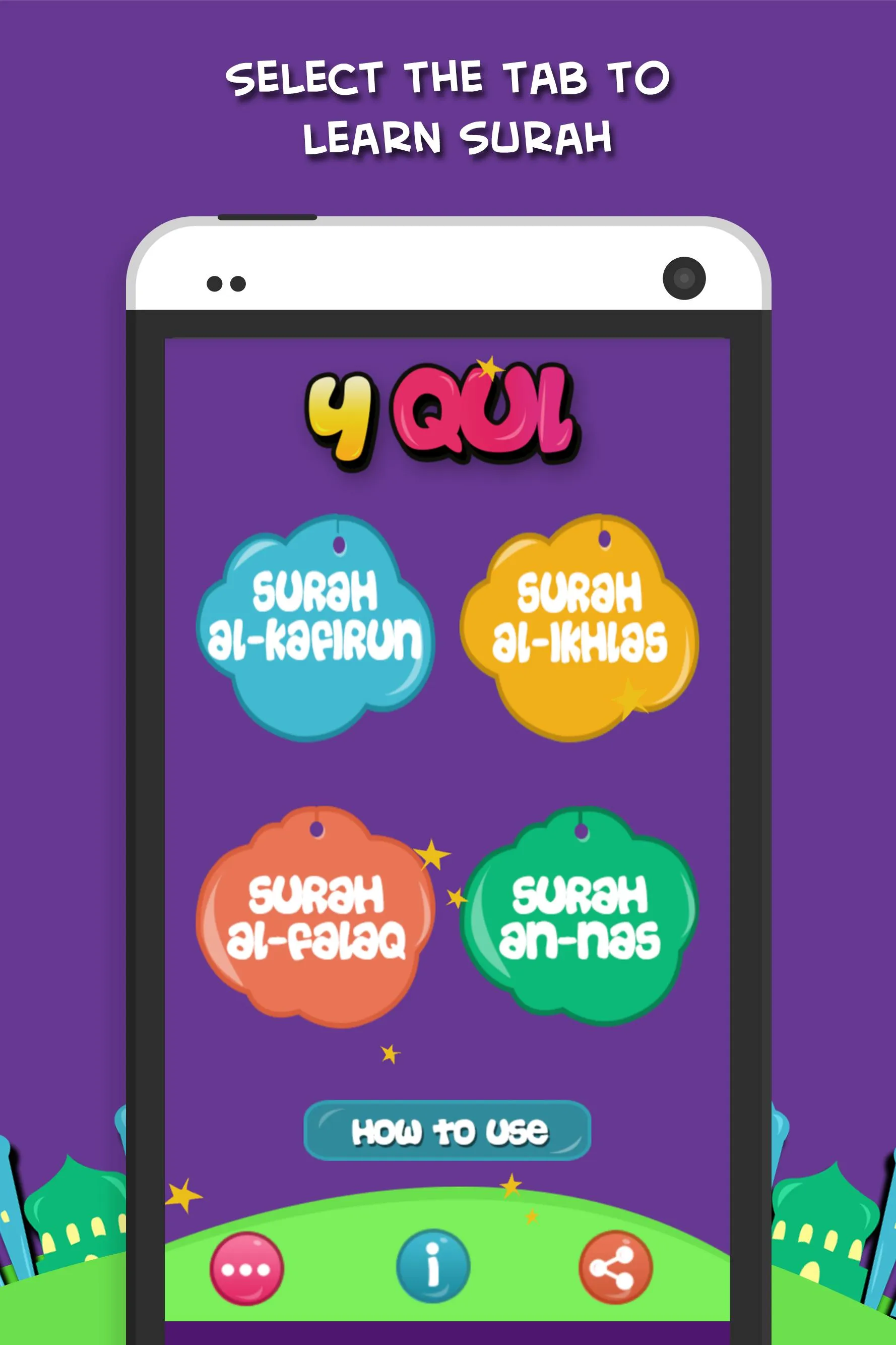 4 Qul Surahs for Muslim Beginn | Indus Appstore | Screenshot