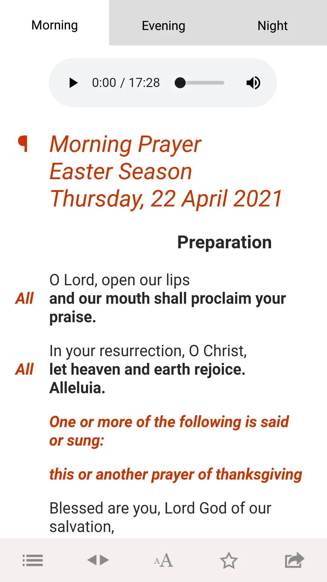 Daily Prayer: from the CofE | Indus Appstore | Screenshot