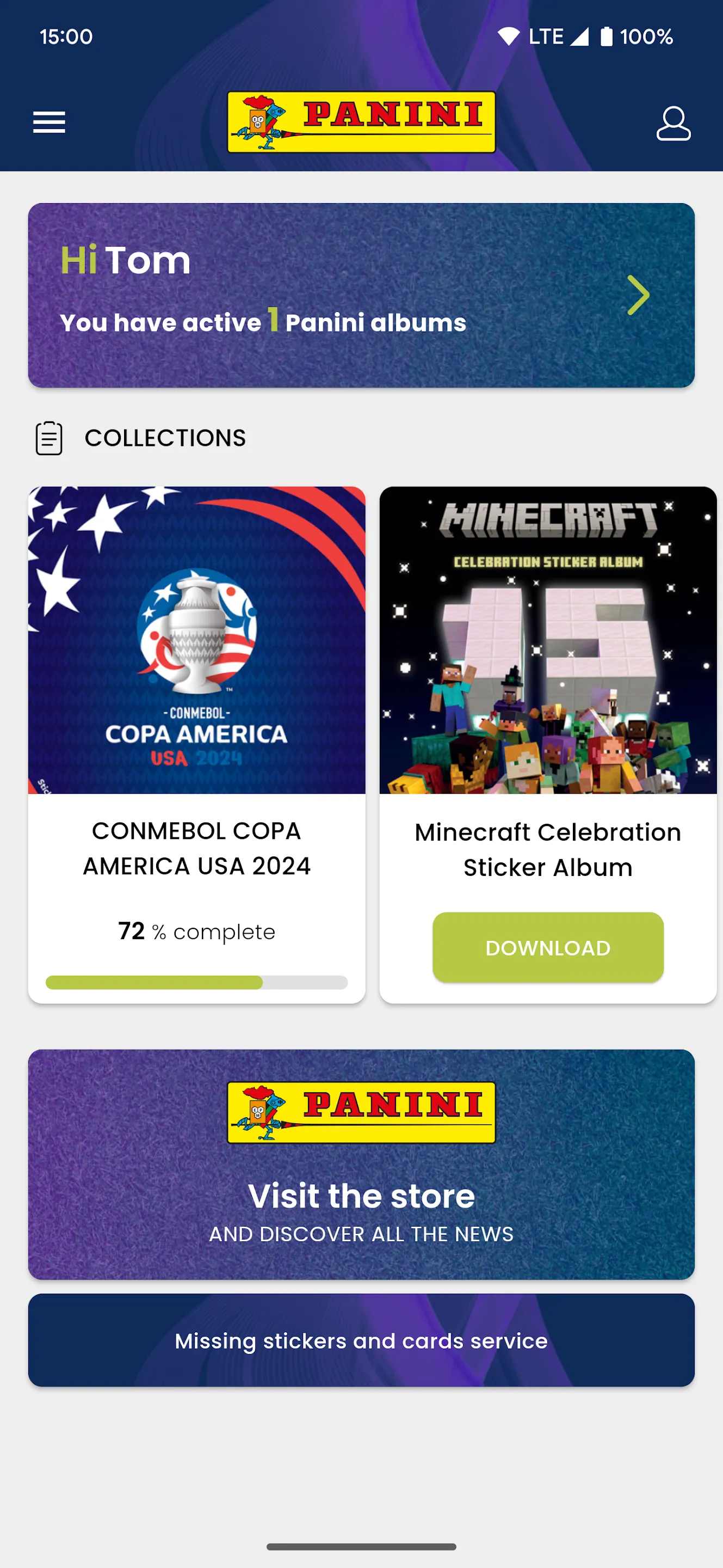 Panini Collectors | Indus Appstore | Screenshot