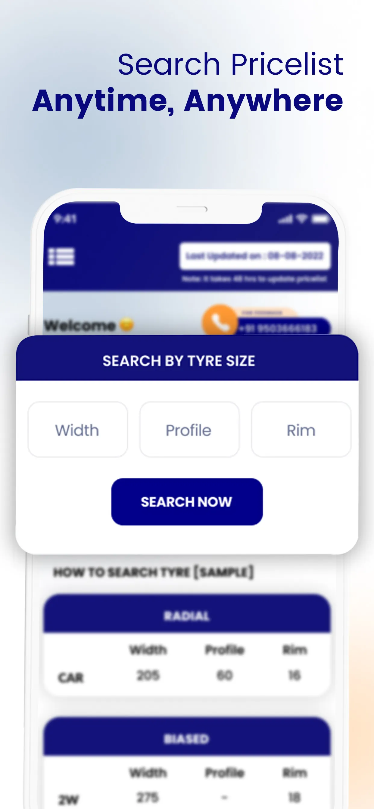 Tyres Price List | Indus Appstore | Screenshot