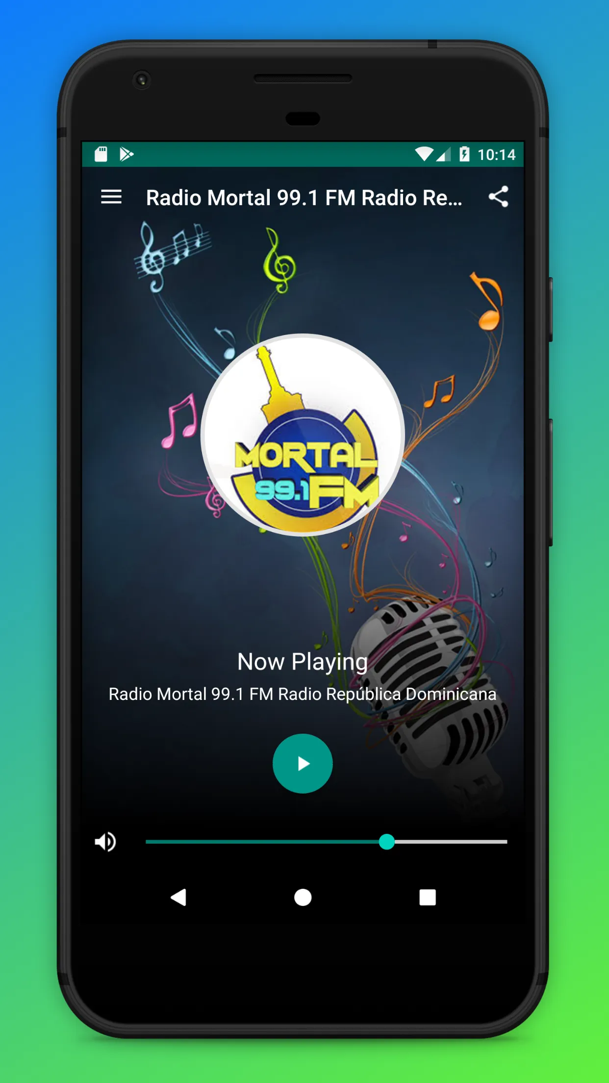 Radio Mortal 99.1 FM DO Online | Indus Appstore | Screenshot