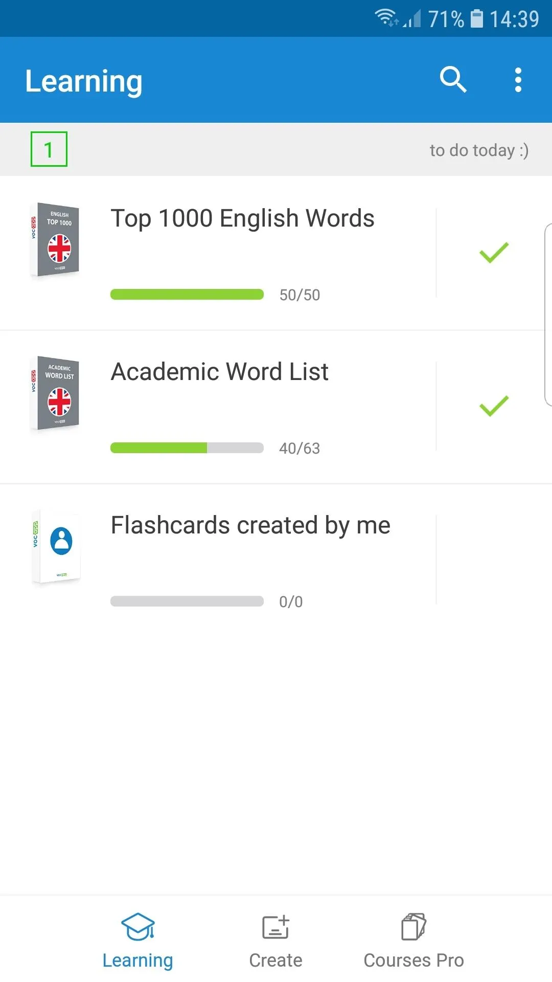 VocApp English Flash cards | Indus Appstore | Screenshot