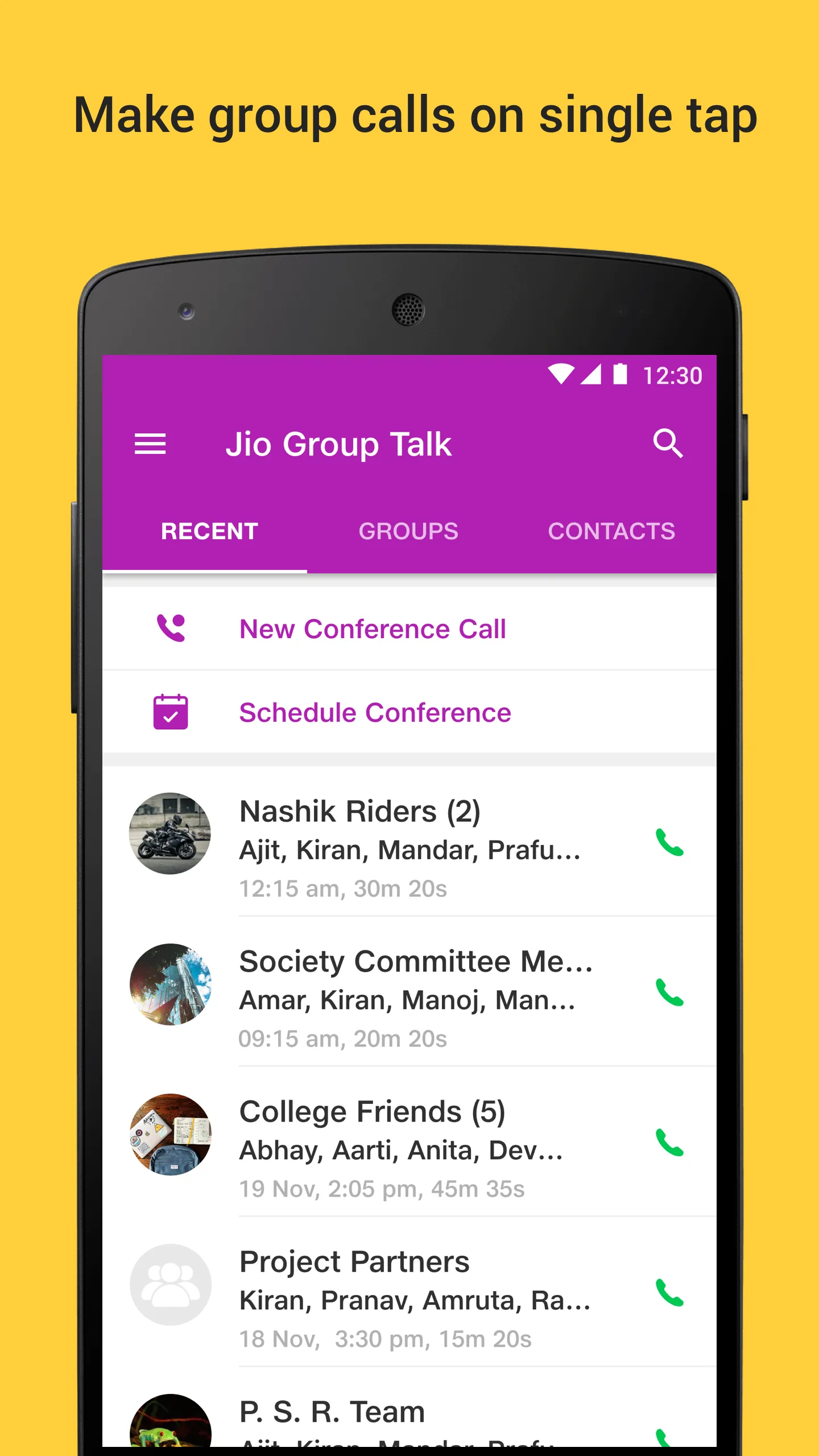 JioGroupTalk | Indus Appstore | Screenshot