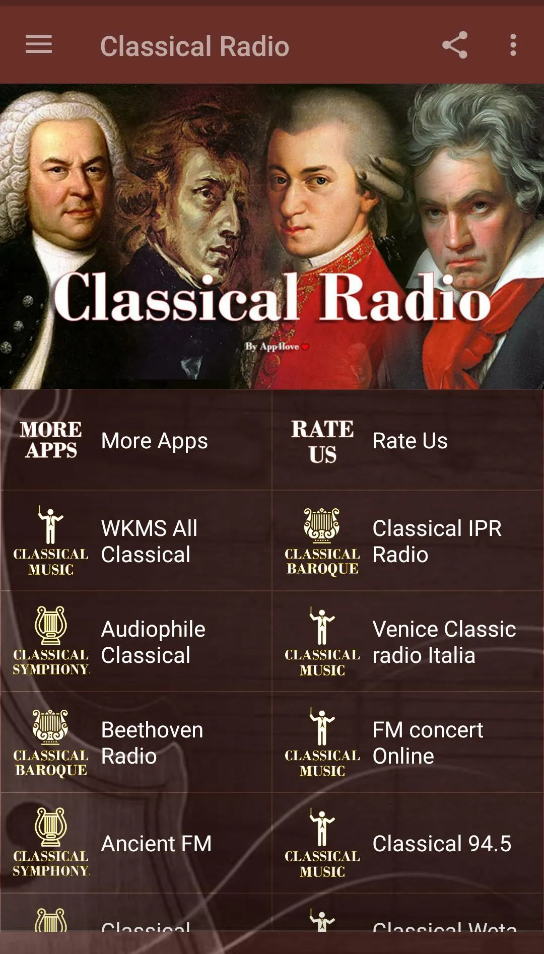 Classical Music Radio 24 | Indus Appstore | Screenshot