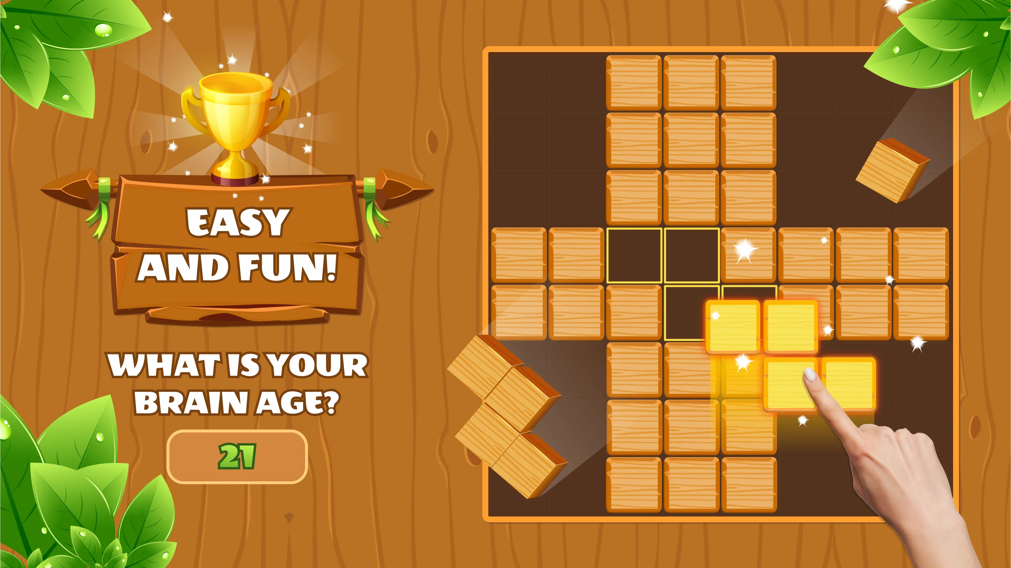 Woody Block Puzzle: Wood Game | Indus Appstore | Screenshot