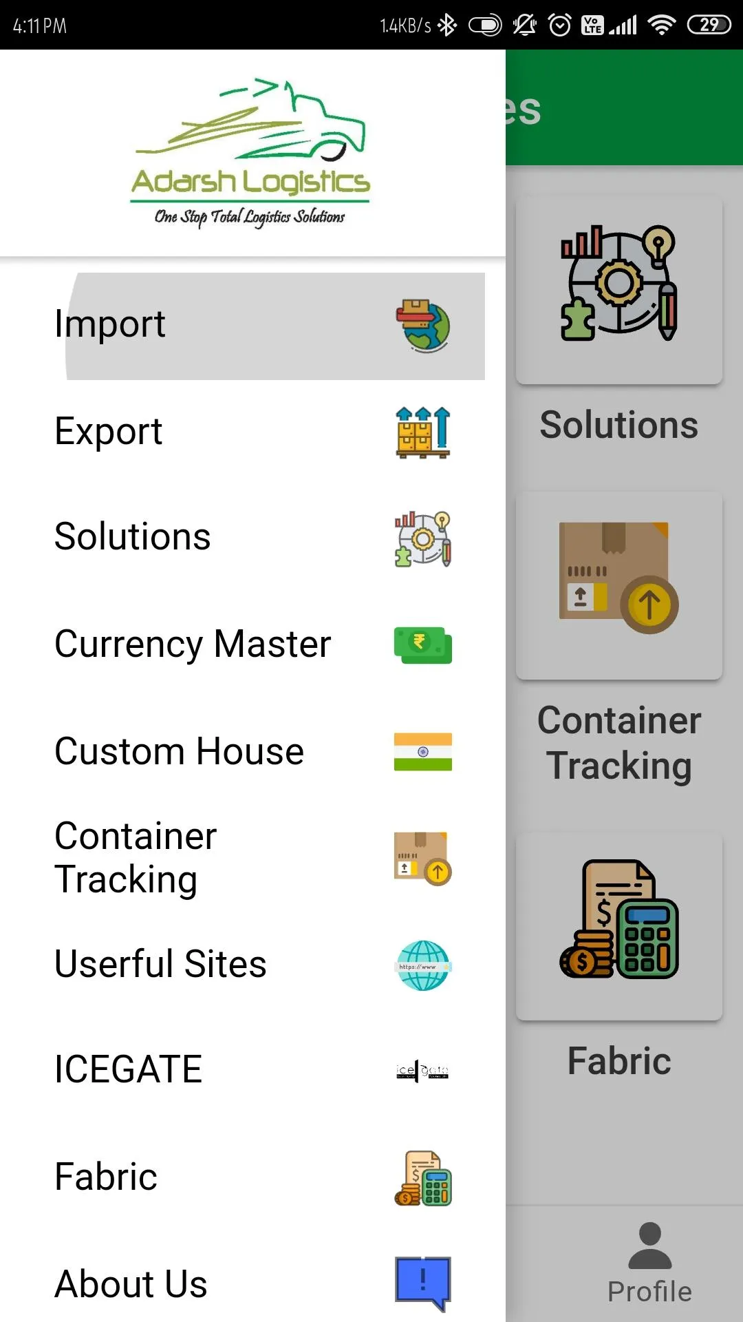 Import Export Solutions | Indus Appstore | Screenshot