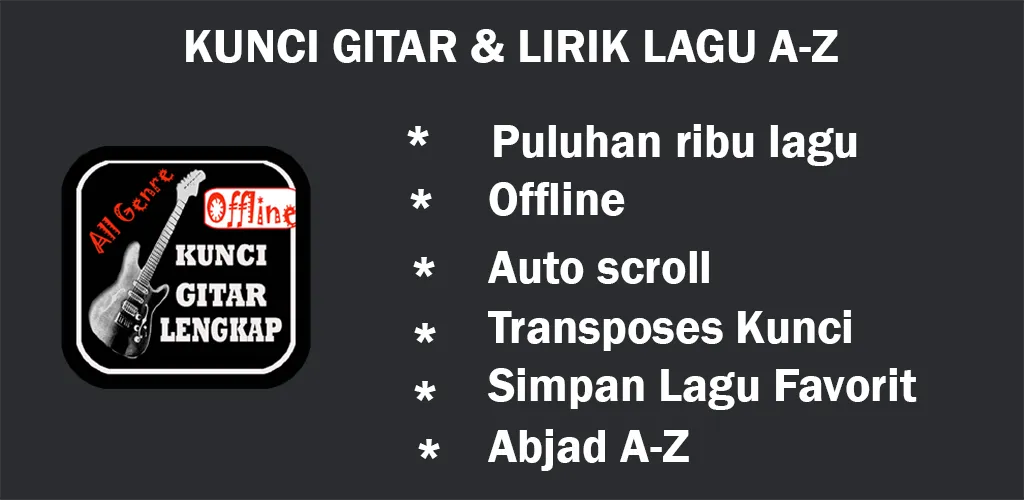 Kunci Gitar & Lirik Lagu A-Z | Indus Appstore | Screenshot